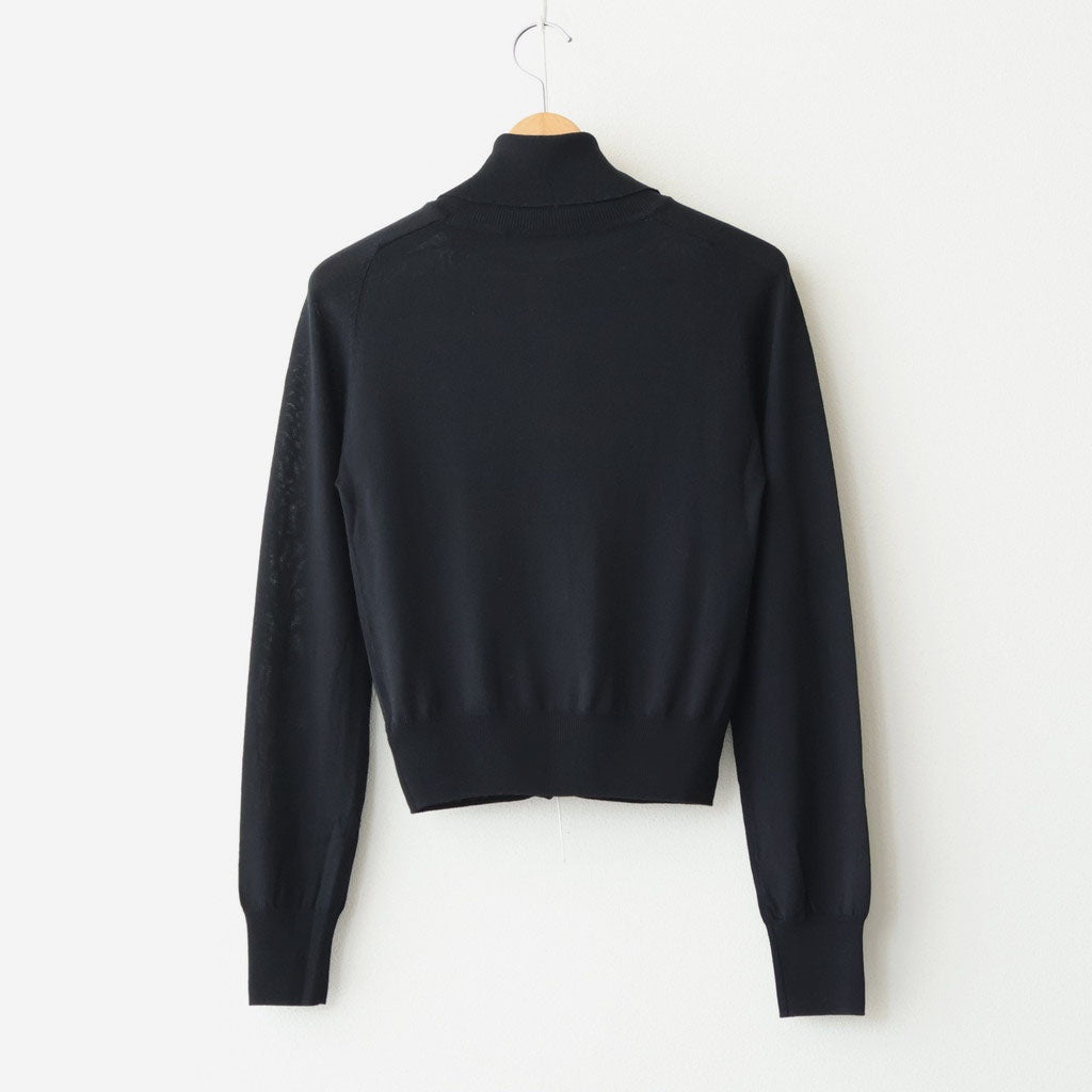 Tencelwool Highneck Knit #BLK [12610520]