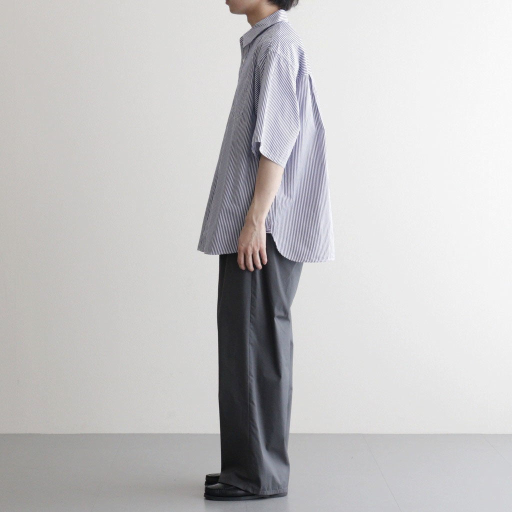 CORPORATE UNIFORM S/S SHIRT #BLUE STRIPE [FSC261-50103B]