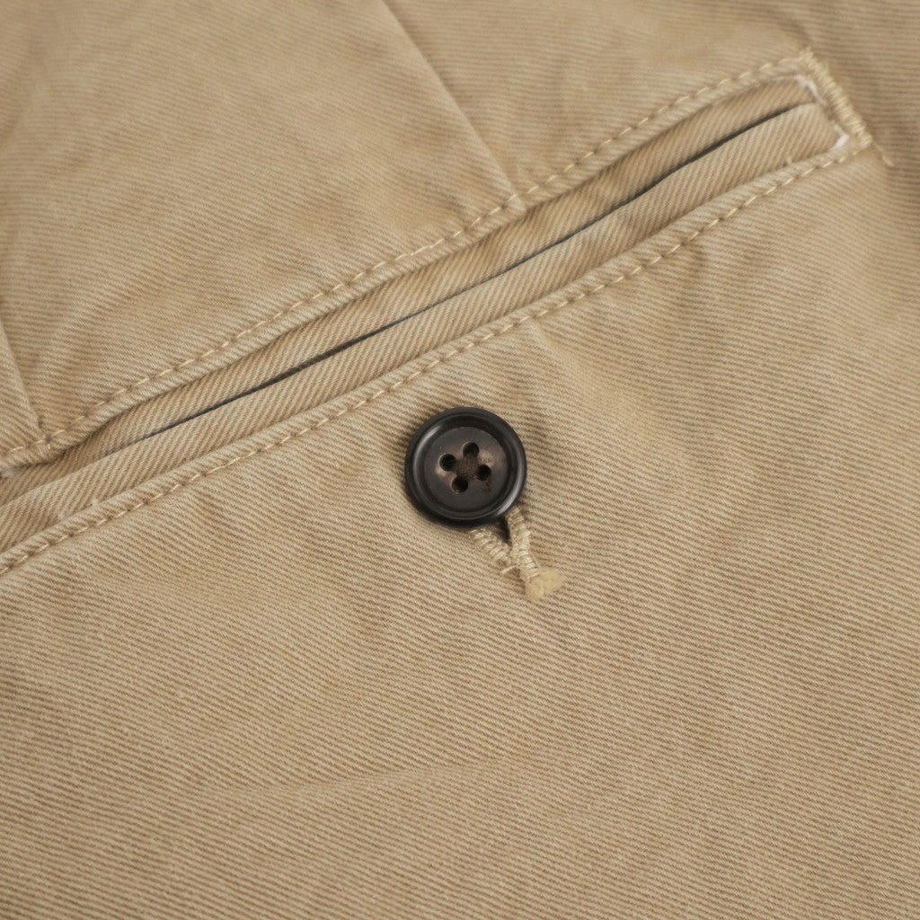 Chino High Waist Pants #BEIGE USED [I25AW-PT173B]