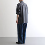 Solotex Twill S/S Oversized Box Shirt #GRAY [GM251-50323B]