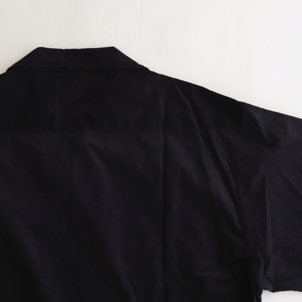 CORDUROY SMOCK SHIRT #NAVY [H2302-SH018]