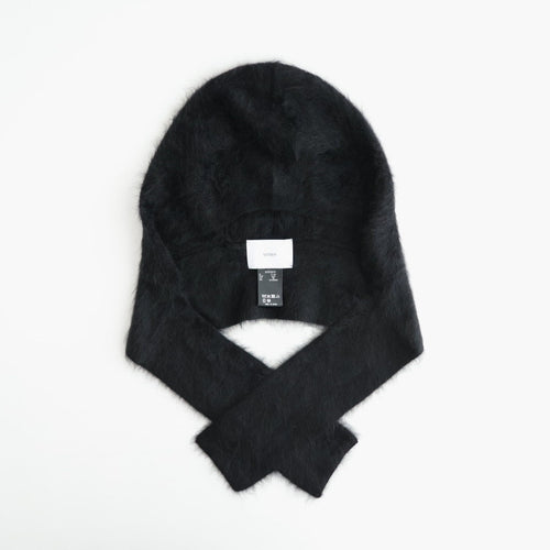 CASHMERE SHAGGY BALACLAVA #BLACK [ST.1633]