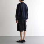 CORPORATE EASY SHORTS #BLACK STRIPE [FSC251-40039B]