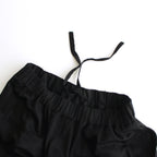 Viscose Wool Silk Gabardine Easy Wide pants #BLACK [GL241-40162]