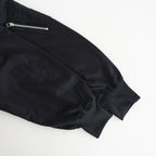 綿ナイロン裏毛 カーディガン #BLACK [HQ-T007-051]