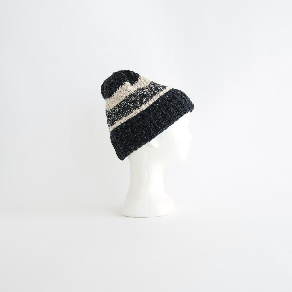 Vanda Knit Hat #Black Mix [N-1505]