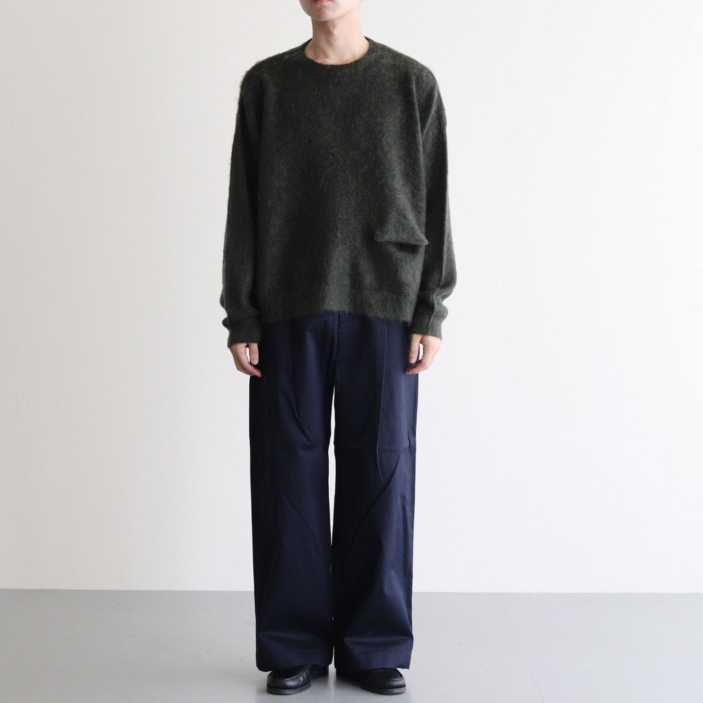 Westpoint Chino Wide Straight Trousers #NAVY [GM253-40150B]