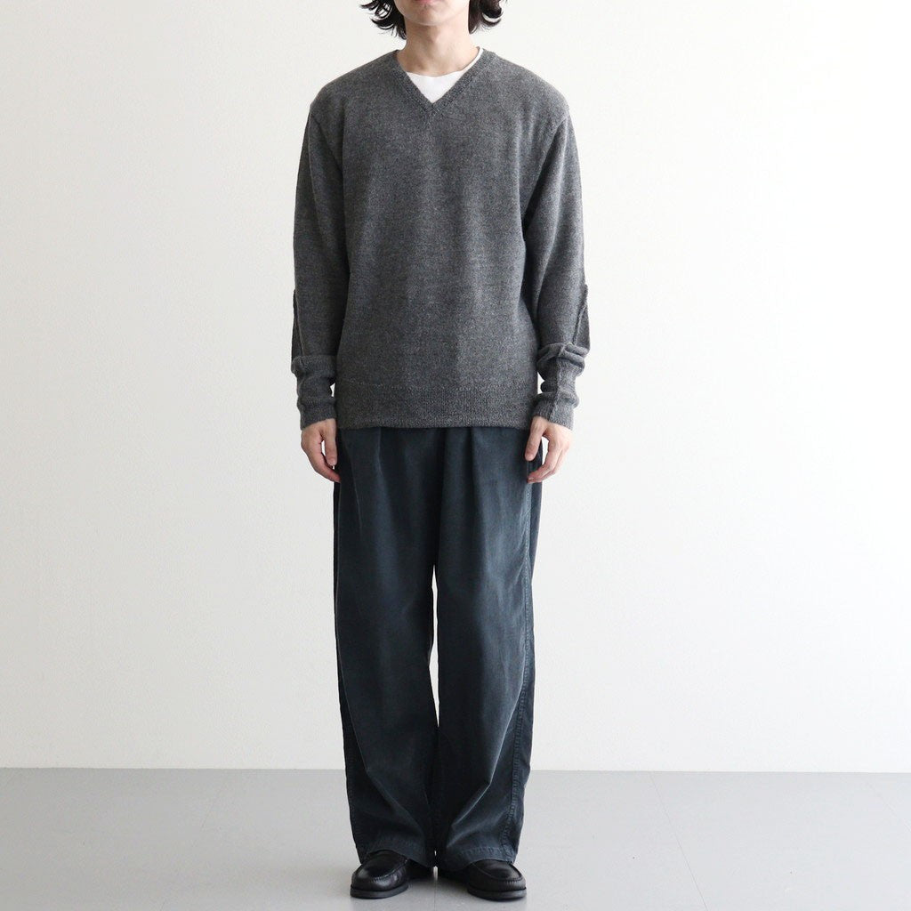 Corduroy 1Pleated Easy Trousers #Blue [YK26FW01339P]