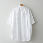Broad S/S Oversized Regular Collar Shirt #WHITE [GM251-50013B]