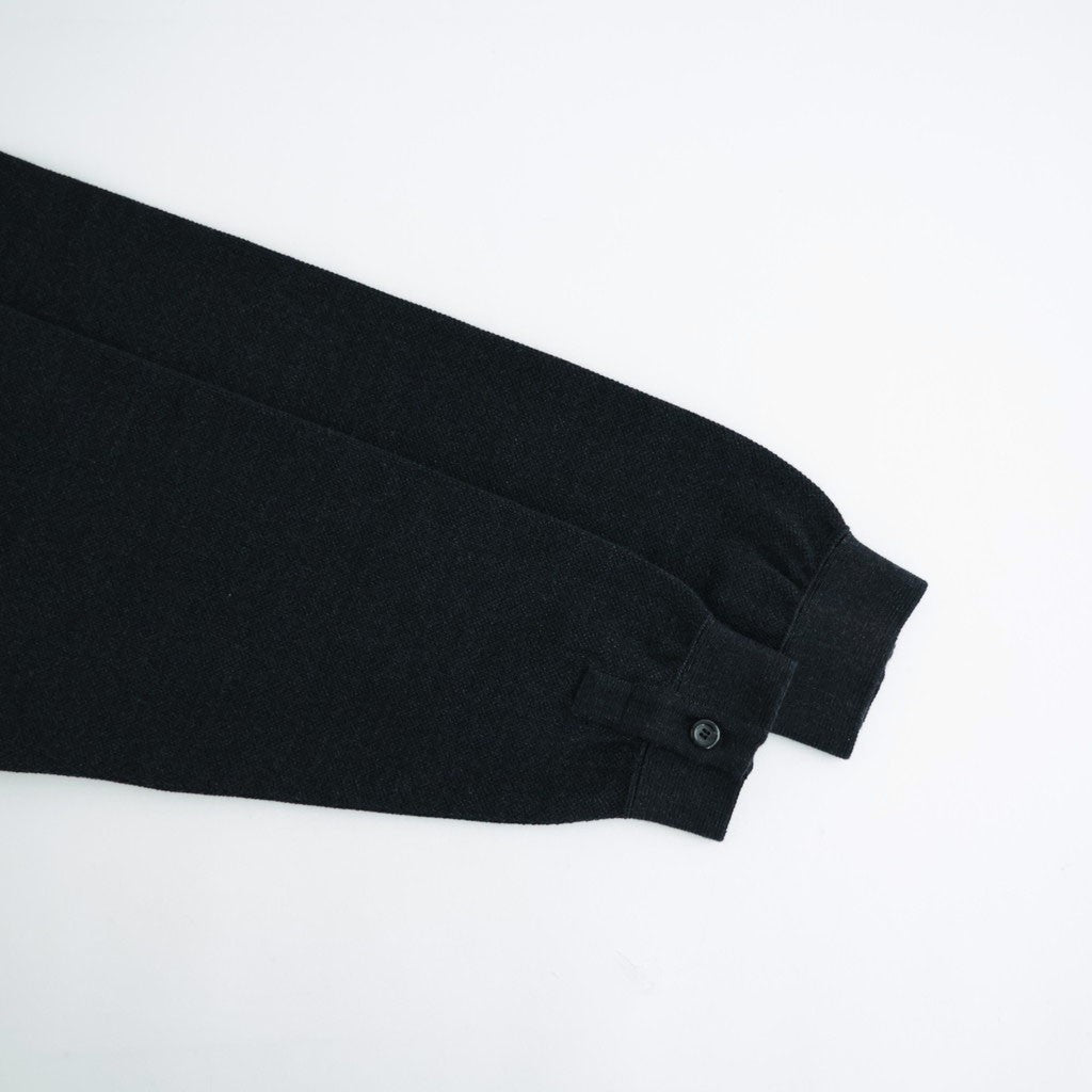 Co/Wo Moss Stitch Zip Blouson #BLACK [2603-003]