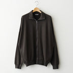 SUPER HIGH GAUGE SWEAT ZIP BLOUSON #DARK BROWN [A25AB01CU]