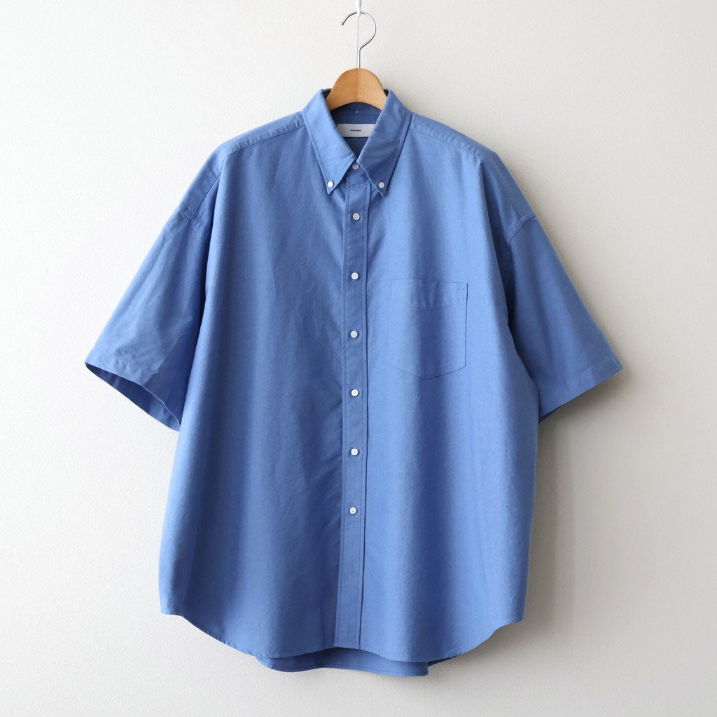 Oxford S/S Oversized B.D Shirt #SAX [GM261-50025B]