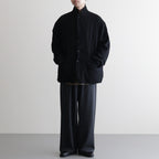 ウールサージ 製品縮絨ジャケット #BLACK [HP-J105-051]