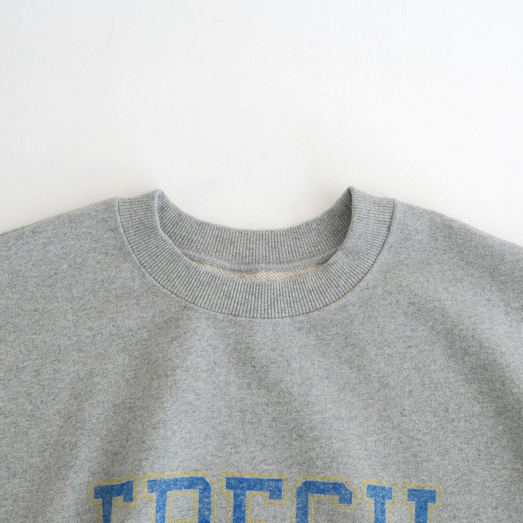 LIGHT OZ CREW NECK SWEAT - COLLEGE #H.GRAY [FSC253-70017]