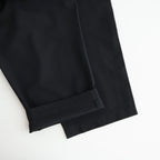 ウールポプリン トラウザーズ #BLACK [HQ-P102-051]