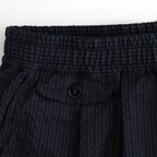 SEERSUCKER EASY SHORTS #NAVY×BLACK [FSC261-40229]
