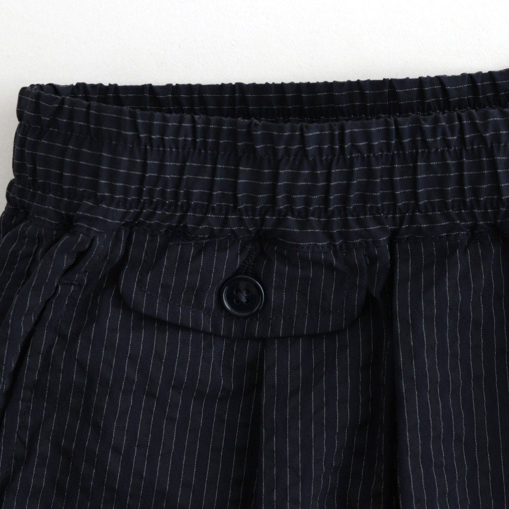 SEERSUCKER EASY SHORTS #NAVY×BLACK [FSC261-40229]