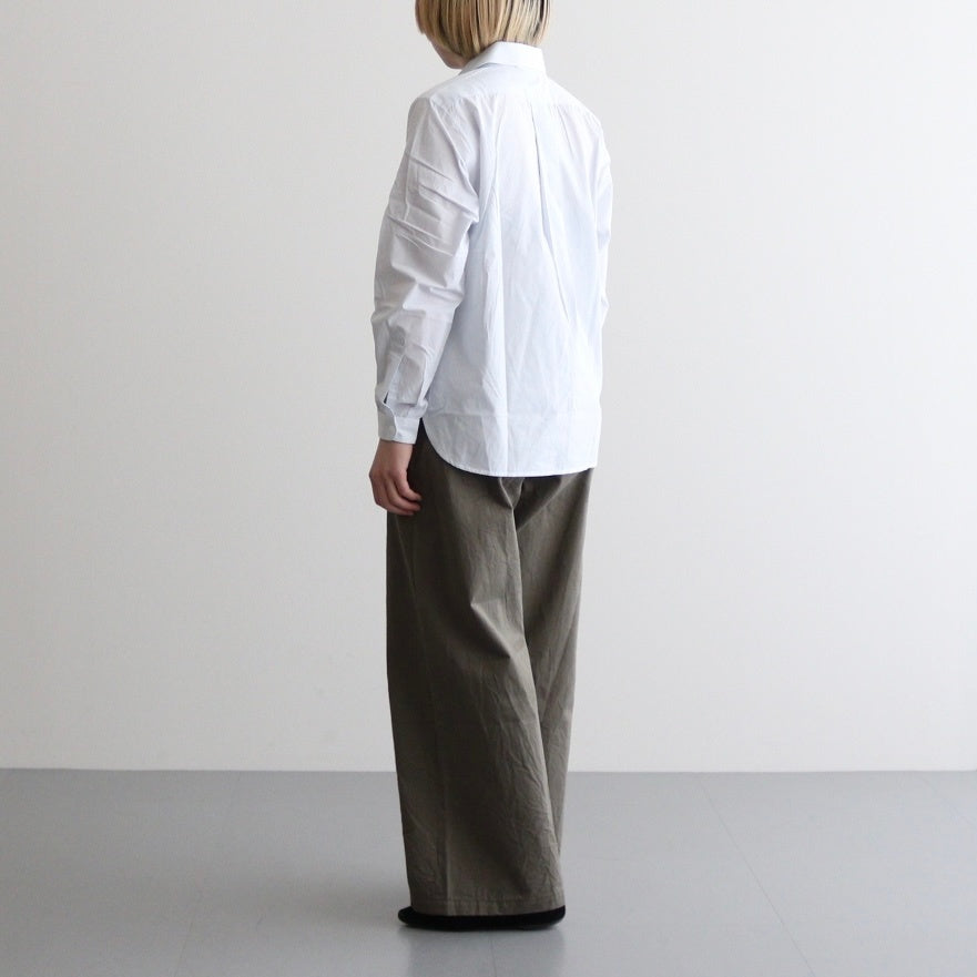 COMFORT SHIRT RELAX LONG #sax st [64103]