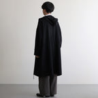 よそいきオーバーフラップロングCT #BLACK [D224-C146]