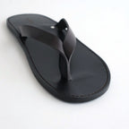Leather Thong Sandals #D/BRN [12611018]