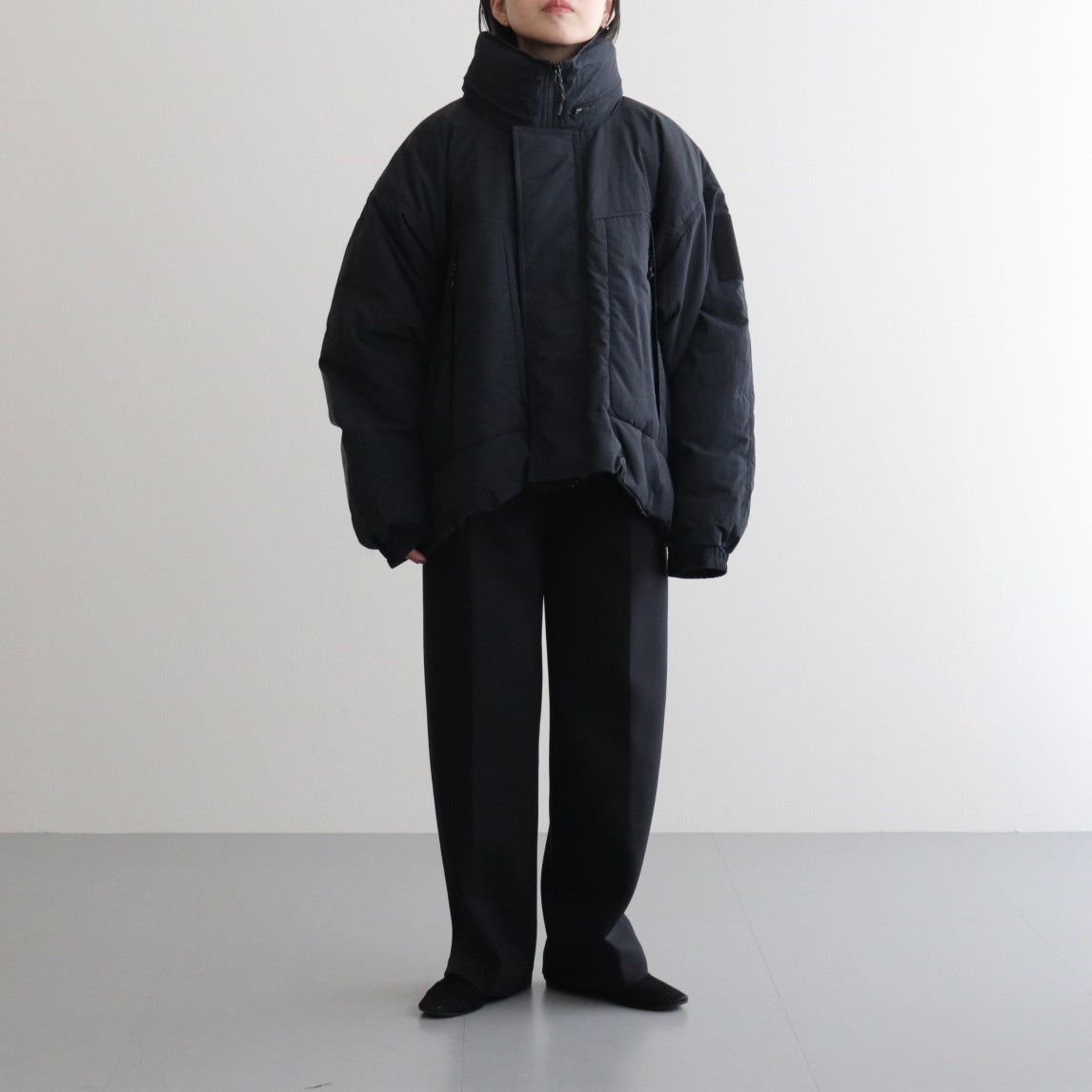 女性モデル(マツオ):156cm　着用サイズ:36