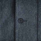 HAIRY WOOL MOHAIR CHAMBRAY BLOUSON #DARK GRAY [A26AB01WB]