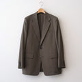 LIGHT WOOL MAX GABARDINE JACKET #DARK OLIVE BROWN [A26SJ02MG]