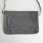pig flap shoulder bag big #dark gray [ur-rb-pfb]