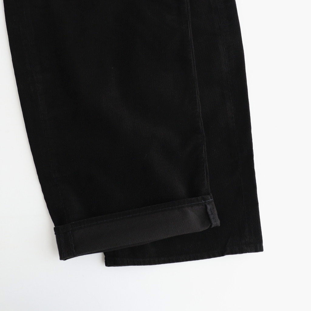 VINTAGE CORDUROY ROUND PANTS #BLACK [ST.1573]