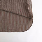 HRAFTeX S/S STRIPE SHIRT #BROWN STRIPE [FSC262-50008]