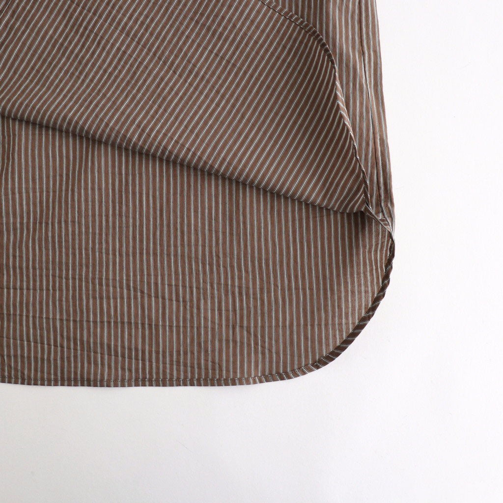 HRAFTeX S/S STRIPE SHIRT #BROWN STRIPE [FSC262-50008]