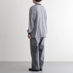 Selvage Denim Two Tuck Pants #BLACK_LIGHT FADE [GU261-40061LB]