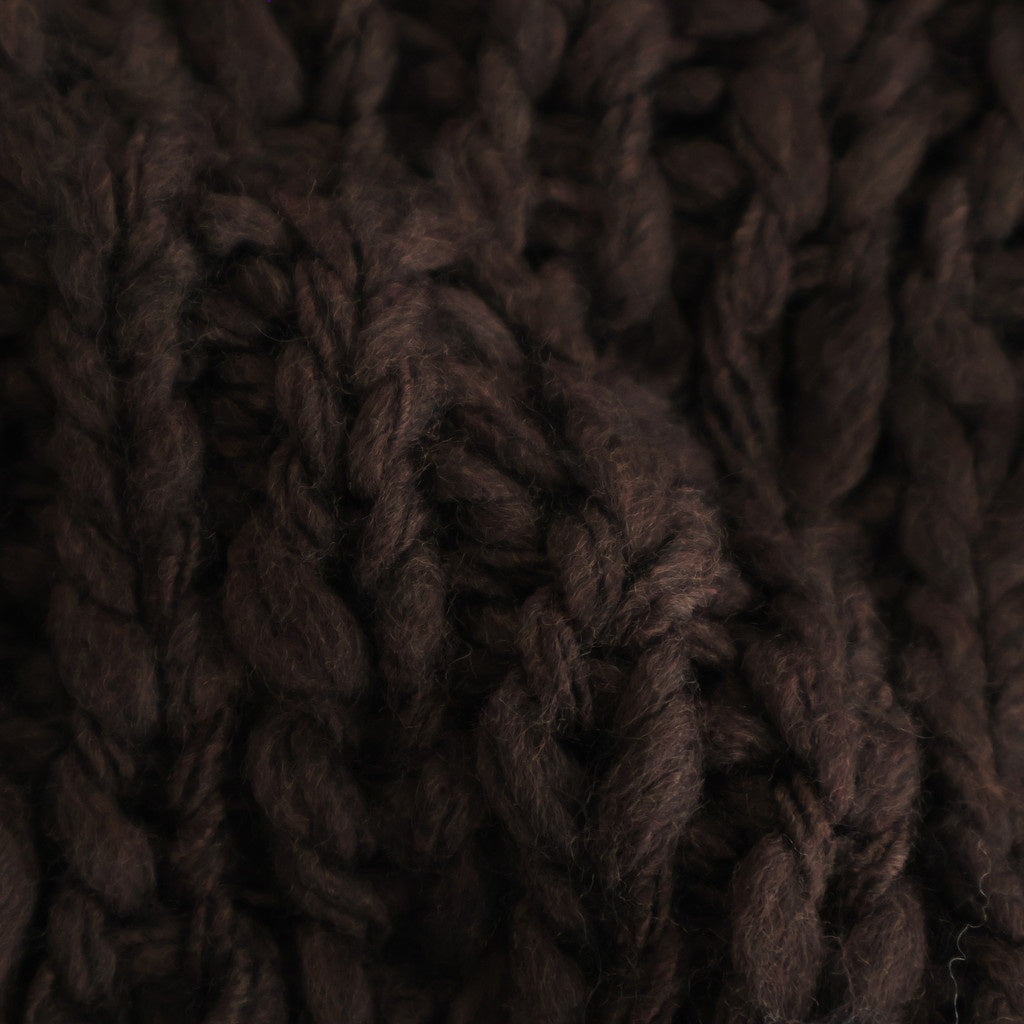 Mix Handknit Vest #D/BRN [12520525]