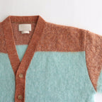 MOHAIR BORDER CARDIGAN #PINK [YK23FW0571S]