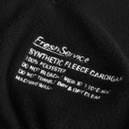 SYNTHETIC FLEECE CARDIGAN #BLACK [FSC243-30093]
