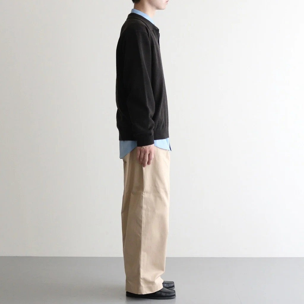 Westpoint Chino Wide Straight Trousers #BEIGE [GM263-40165B]