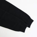 LAMBS WOOL CREWNECK SWEATER #BLACK(005) [KRAGGW0402]