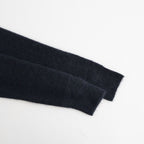 BABY SURI ALPACA SHEER KNIT SKIPPER POLO #NAVY [A26AP04AK]