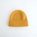 WASHABLE MERINO SEAMLESS BEANIE #YELLOW [R5140-AW25]