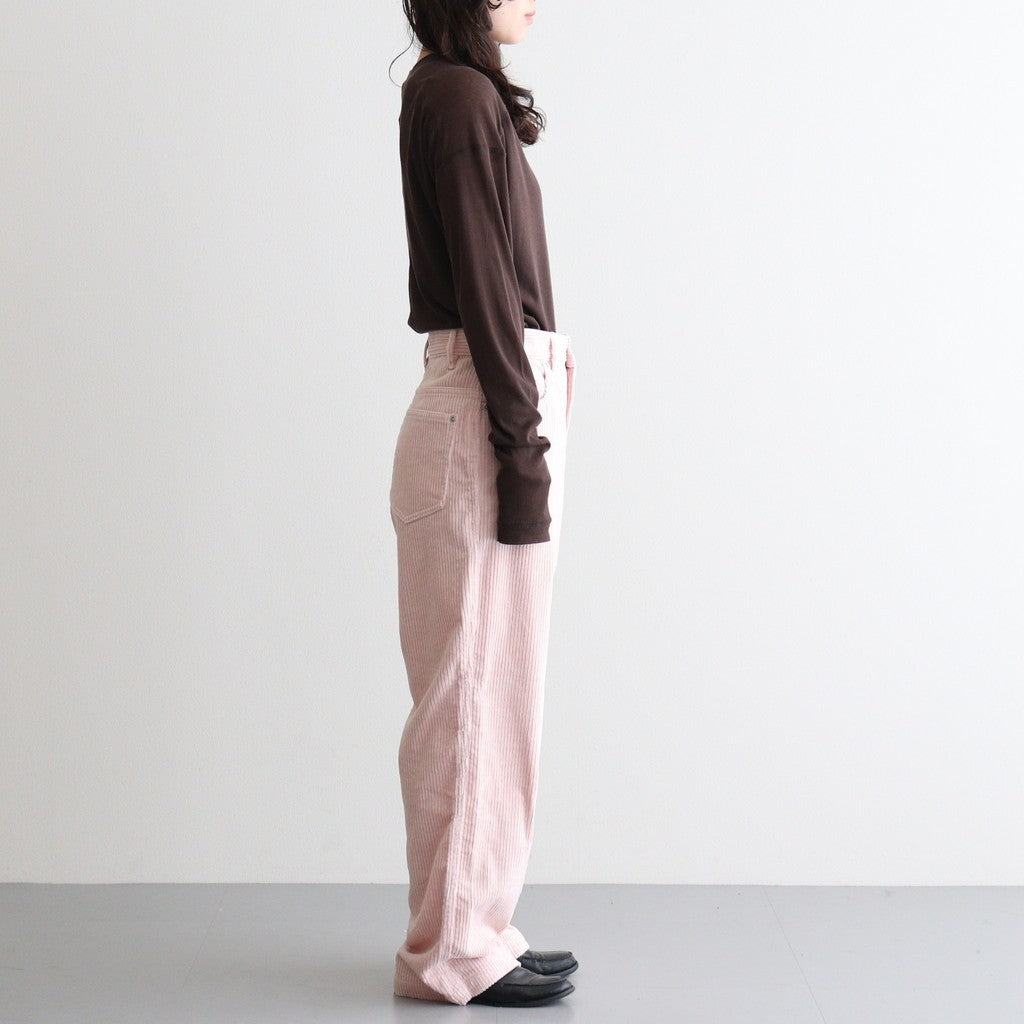 Chunky Corduroy Pants #B/PNK [12610703]