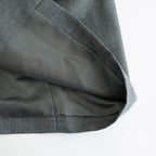 BLUEFACED WOOL DOUBLE-BREASTED JACKET #GRAY STRIPE [A25AJ04BS]
