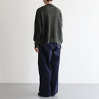 モヘアショートニットPO #DARK GREEN [D225-K951]