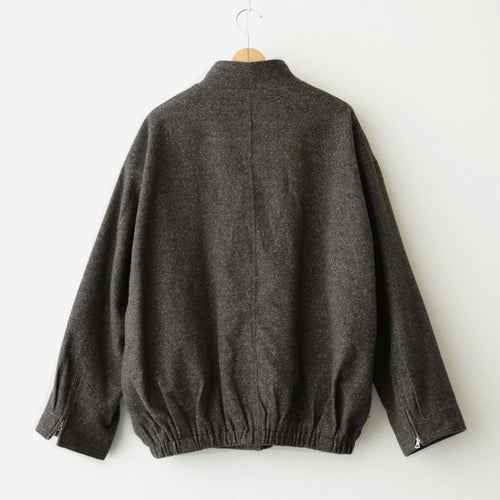 Silknep Tweed Blouson #D/BRN [12620203]