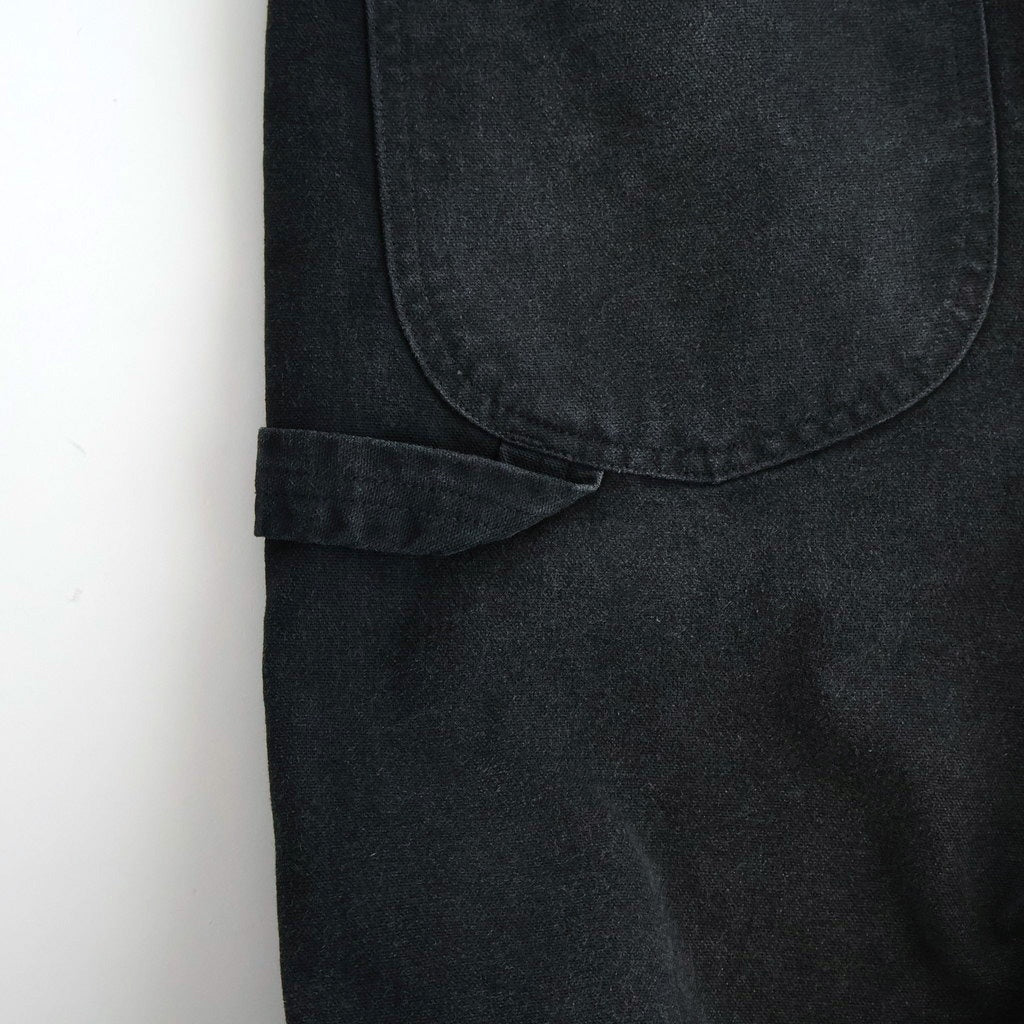 PRODUCT DYED ORGANIC COTTON DUCK PAINTER PANTS #FADED BLACK [A25AP03CD]