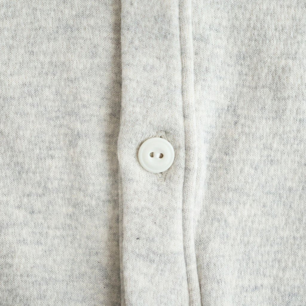 Cotton Brushed Cardigan #GRY [12620609]