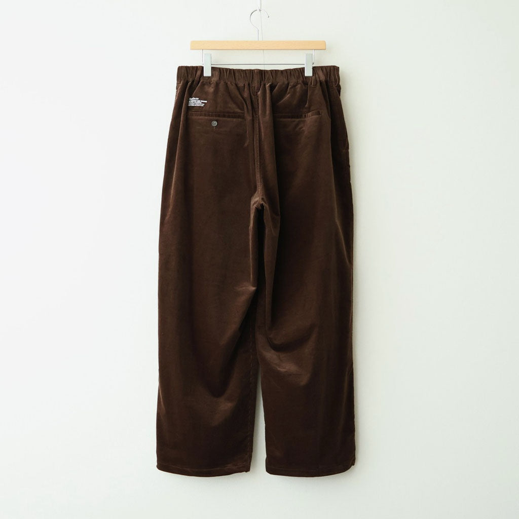 AIR CORDUROY WIDE TROUSERS #BROWN [FSC263-40087]