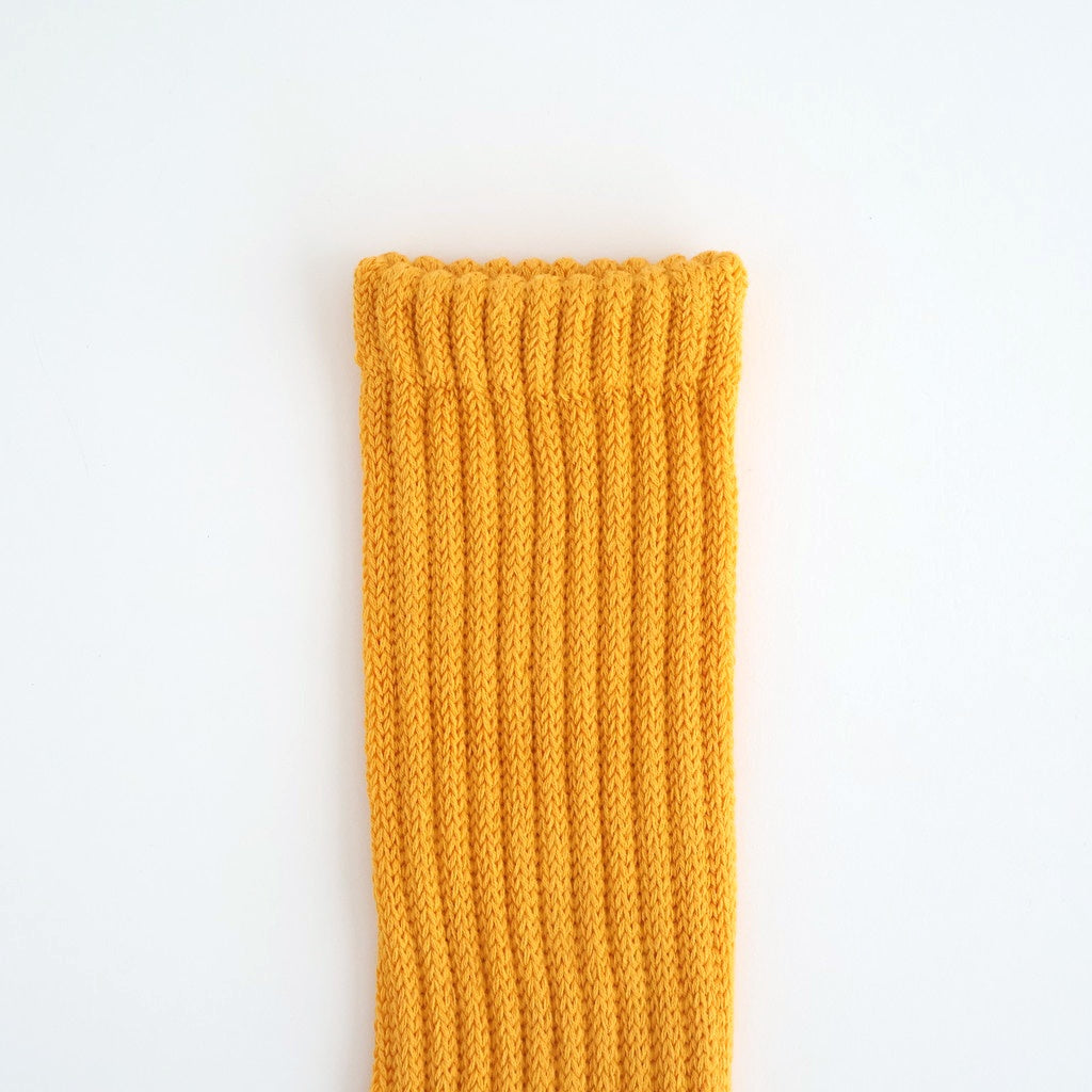 LOOSE PILE CREW SOCKS #YELLOW [R1334-AW25]