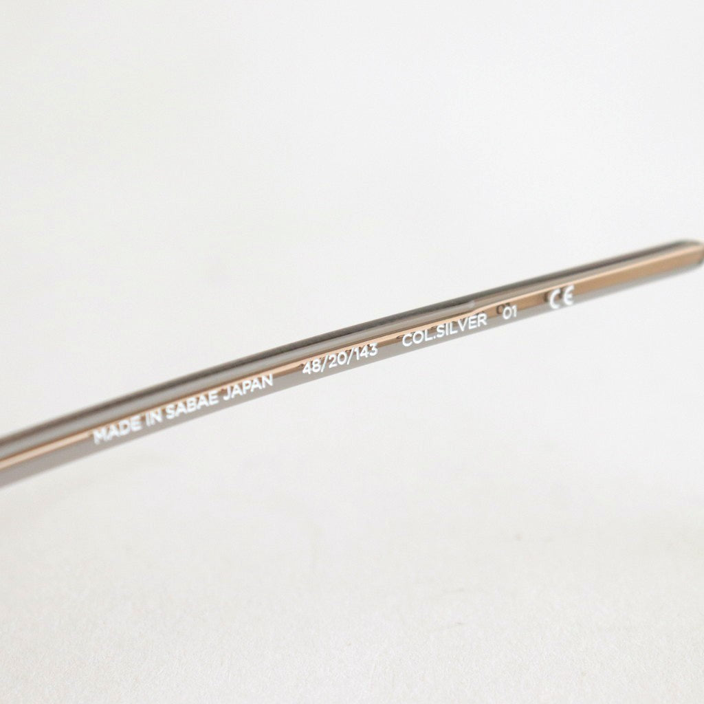 KYOKUSUI #1 PLUTINUM SILVER FLAME × CLEAR to GREY [NOCHINO-N5