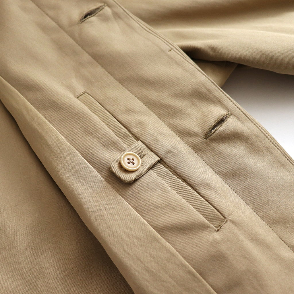 SOUTIEN COLLAR COAT LONG #khaki [64554]