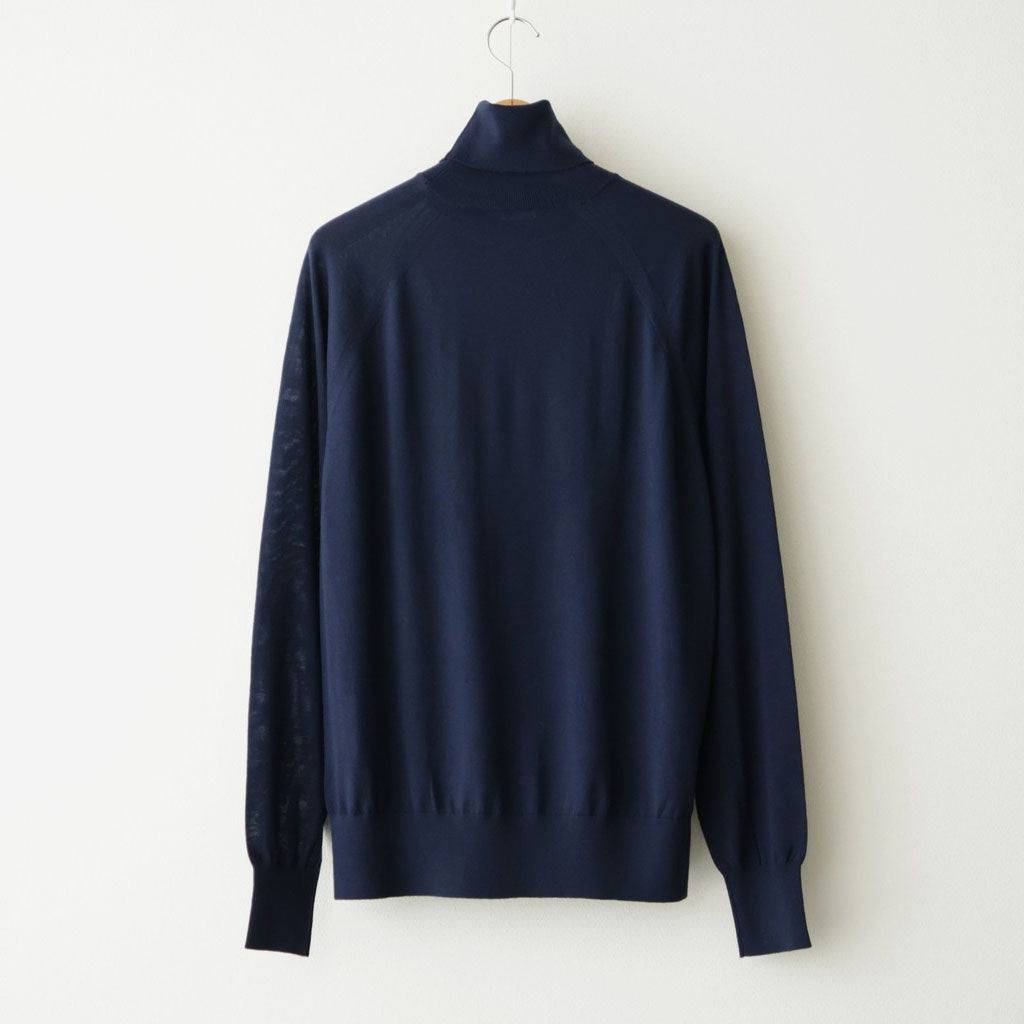 High Turtle Neck #NAVY [I26AW-K2]